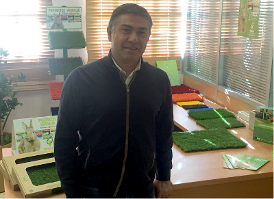 Josep Guinart, gerente de Instalverd, distribuidora de productos Verdalia